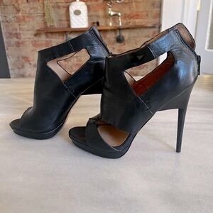 LAMB black heels, size 8